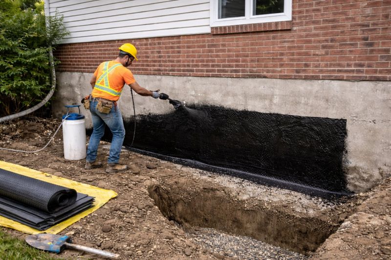 Foundation Waterproofing in Fredericksburg, VA